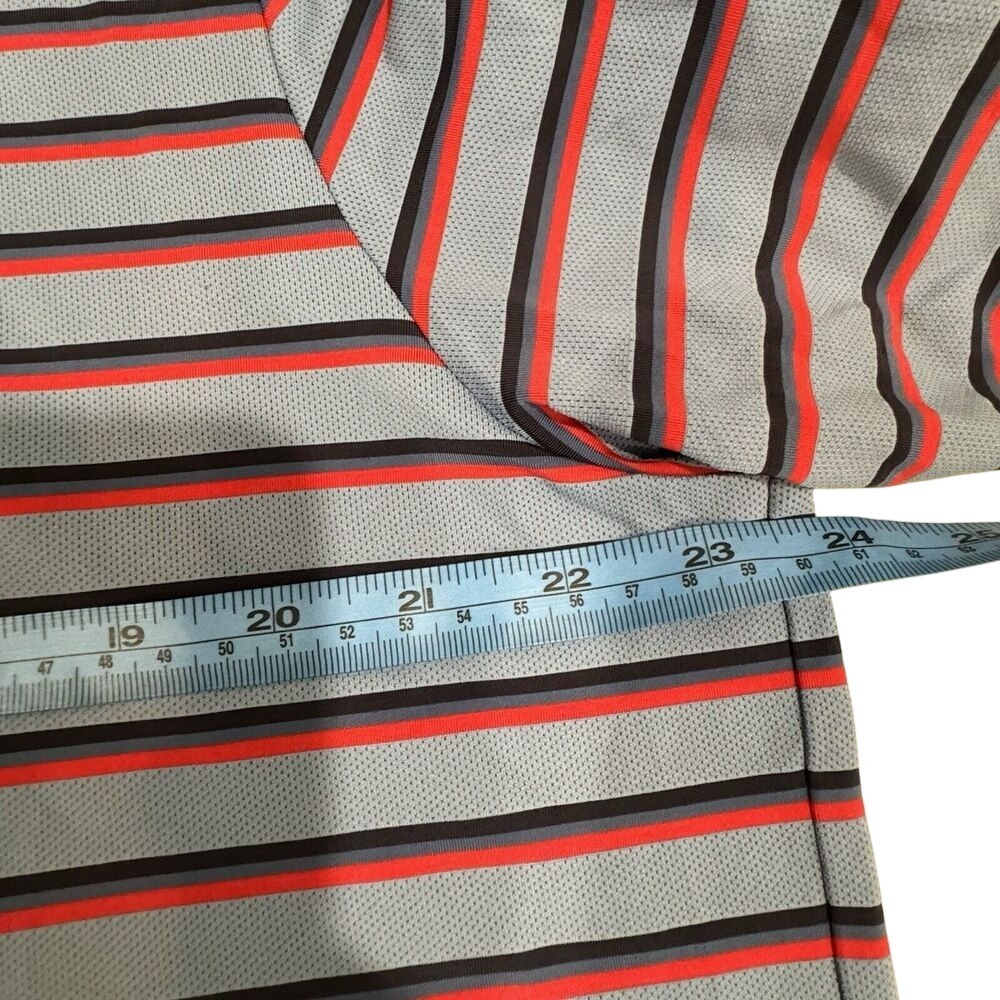 KJUS Golf Polo Mens 2XL Striped Performance Athletic Luxury Sport Shirt - Picture 6 of 7